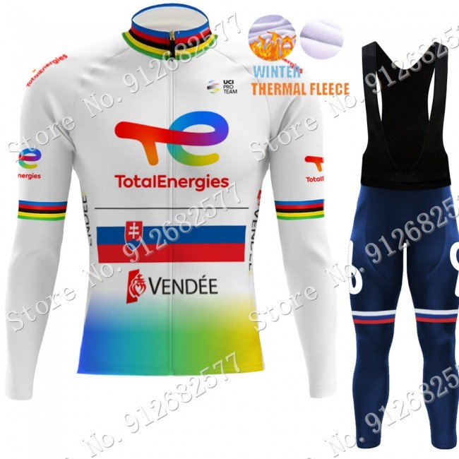 Winter Total New Energies Slovenia champion 2022 Pro Team Fietskleding Fietsshirt Lange Mouw+Lange Fietsbroek Bib 202202131 Winter Total New Energies Slovenia champion 2022 Pro Team Fietskleding Fietsshirt Lange Mouw+Lange Fietsbroek Bib 202202131