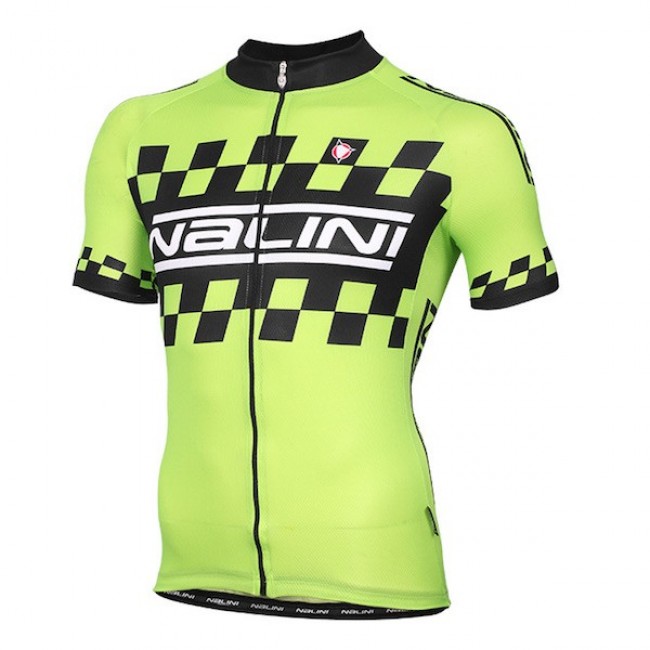2015 Nalini Racing-Drapeau groen Fietsshirt Korte Mouwen 2034 2015 Nalini Racing-Drapeau groen Fietsshirt Korte Mouwen 2034