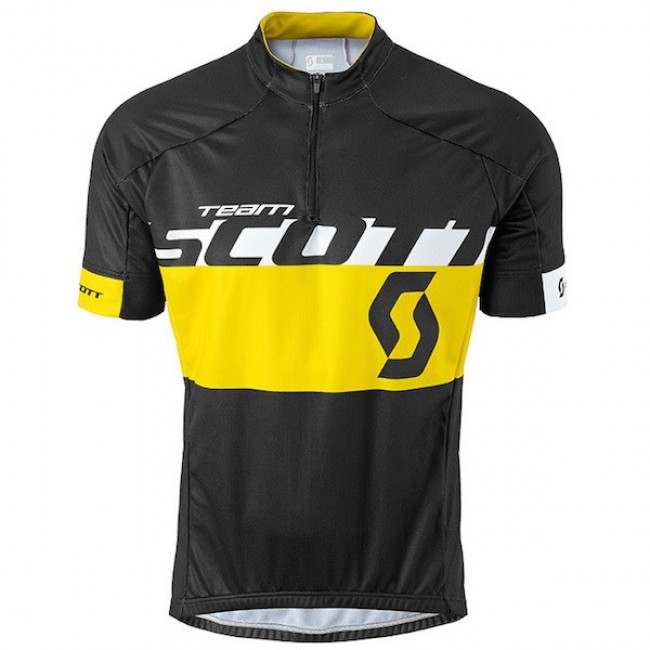 2015 Proteam Scott zwart-geel Fietsshirt Korte Mouwen 2258 2015 Proteam Scott zwart-geel Fietsshirt Korte Mouwen 2258