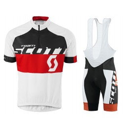 2015 Proteam Scott zwart-rood Fietskleding Set Fietsshirt Korte Mouwen+Fietsbroek Bib Korte 2242 2015 Proteam Scott zwart-rood Fietskleding Set Fietsshirt Korte Mouwen+Fietsbroek Bib Korte 2242