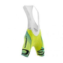 2015 Orbea fluo geel blauw Bib Fietsbroek Korte 2207 2015 Orbea fluo geel blauw Bib Fietsbroek Korte 2207