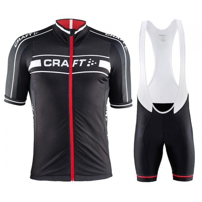 Craft Bike Grand Tour zwart-rood 2015 Fietskleding Set Fietsshirt Korte Mouwen+Fietsbroek Bib Korte 2154 Craft Bike Grand Tour zwart-rood 2015 Fietskleding Set Fietsshirt Korte Mouwen+Fietsbroek Bib Korte 2154