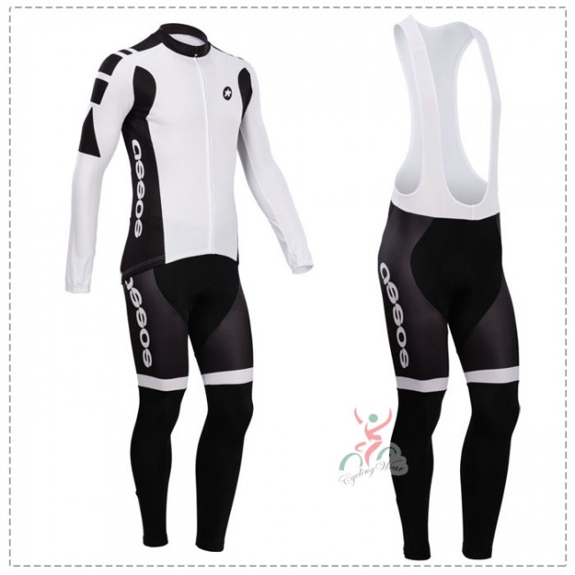 Assos 2014 Fietskleding Fietsshirt Lange Mouwen+lange fietsbroeken Bib Zwart Wit 1421 Assos 2014 Fietskleding Fietsshirt Lange Mouwen+lange fietsbroeken Bib Zwart Wit 1421