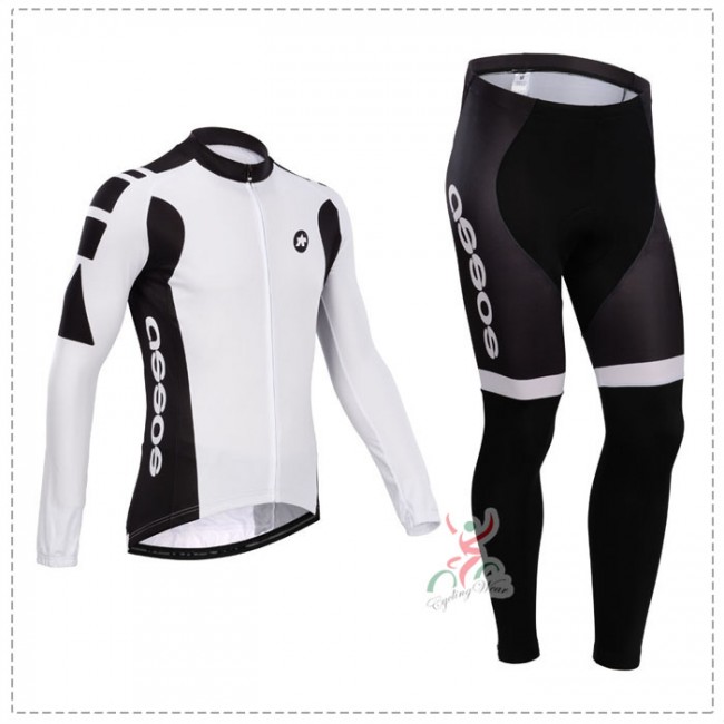 Assos 2014 Fietskleding Fietsshirt lange mouw+lange fietsbroeken Zwart Wit 1423 Assos 2014 Fietskleding Fietsshirt lange mouw+lange fietsbroeken Zwart Wit 1423