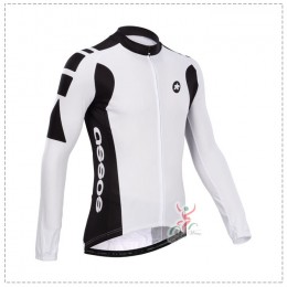 Assos 2014 Fietsshirt lange mouw Zwart Wit 1422 Assos 2014 Fietsshirt lange mouw Zwart Wit 1422