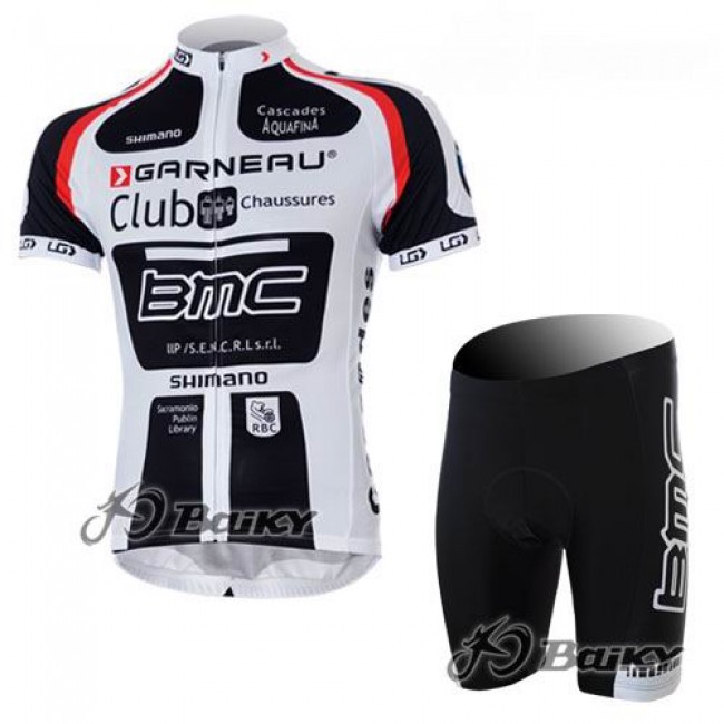 BMC Garneau Team Fietsshirt Korte mouw Korte fietsbroeken met zeem Kits wit 24 BMC Garneau Team Fietsshirt Korte mouw Korte fietsbroeken met zeem Kits wit 24