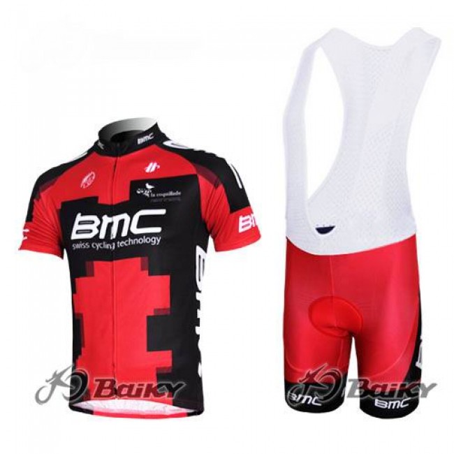 BMC Racing Team Fietsshirt Korte mouw Korte fietsbroeken Bib met zeem Kits rood 4222 BMC Racing Team Fietsshirt Korte mouw Korte fietsbroeken Bib met zeem Kits rood 4222