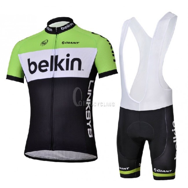Belkin Pro Team Blanco Fietspakken Fietsshirt Korte+Korte koersbroeken Bib 862 Belkin Pro Team Blanco Fietspakken Fietsshirt Korte+Korte koersbroeken Bib 862