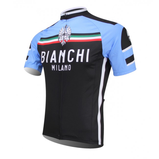 Bianchi 2014 Fietsshirt Korte mouw Black Blue 833 Bianchi 2014 Fietsshirt Korte mouw Black Blue 833
