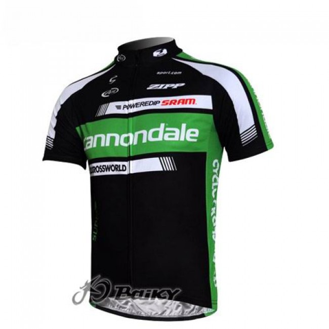Cannondale Pro Team Fietsshirt Korte mouw groen zwart 50 Cannondale Pro Team Fietsshirt Korte mouw groen zwart 50