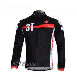 Castelli 3T Fietsshirt lange mouw zwart 4457 Castelli 3T Fietsshirt lange mouw zwart 4457