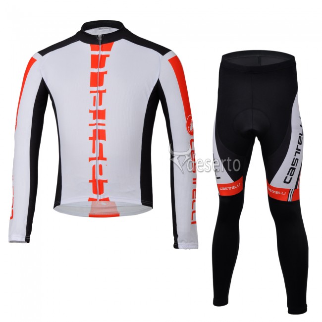 Castelli Fietspakken Fietsshirt lange mouw+lange fietsbroeken 4353 Castelli Fietspakken Fietsshirt lange mouw+lange fietsbroeken 4353