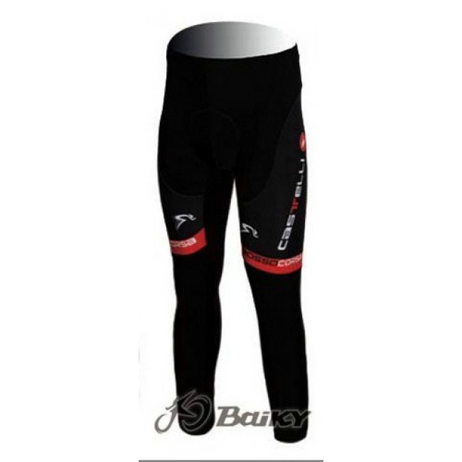 Castelli Pro Team lange fietsbroeken met zeem zwart 4740 Castelli Pro Team lange fietsbroeken met zeem zwart 4740