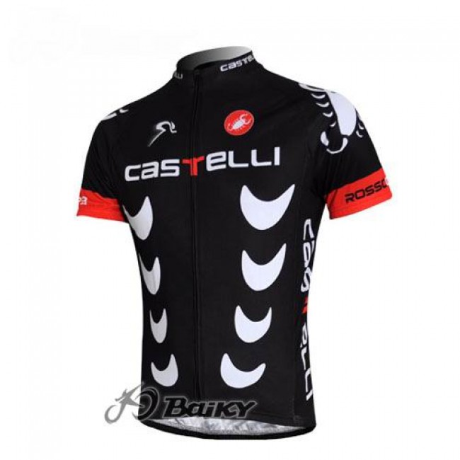 Castelli Pro Team Fietsshirt Korte mouw zwart 3883 Castelli Pro Team Fietsshirt Korte mouw zwart 3883