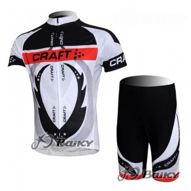 Craft Pro Team Fietsshirt Korte mouw Korte fietsbroeken met zeem Kits Grijs wit 105 Craft Pro Team Fietsshirt Korte mouw Korte fietsbroeken met zeem Kits Grijs wit 105