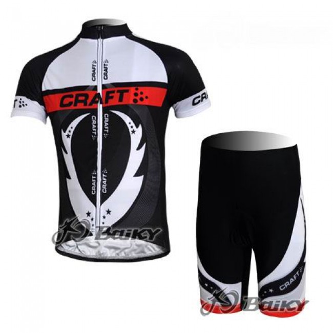 Craft Pro Team Fietsshirt Korte mouw Korte fietsbroeken Bib met zeem Kits zwart wit 4228 Craft Pro Team Fietsshirt Korte mouw Korte fietsbroeken Bib met zeem Kits zwart wit 4228