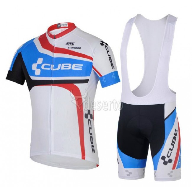 Cube 2014 Fietspakken Fietsshirt Korte+Korte koersbroeken Bib wit 943 Cube 2014 Fietspakken Fietsshirt Korte+Korte koersbroeken Bib wit 943