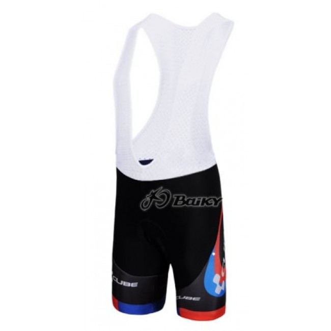 Cube Fintro Pro Team Korte fietsbroeken Bib met zeem wit zwart 4543 Cube Fintro Pro Team Korte fietsbroeken Bib met zeem wit zwart 4543