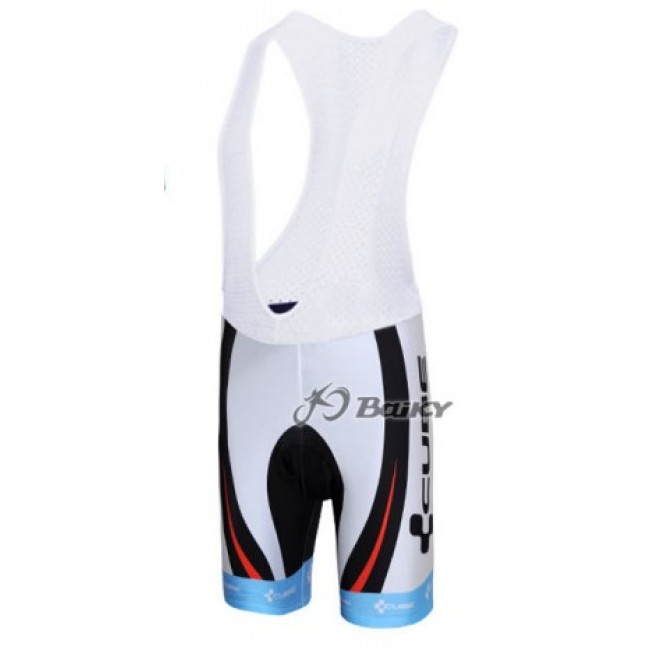 Cube Fintro Pro Team Korte fietsbroeken Bib met zeem wit rood 4542 Cube Fintro Pro Team Korte fietsbroeken Bib met zeem wit rood 4542