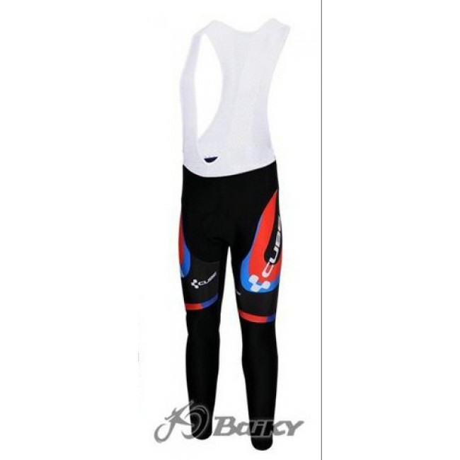 Cube Fintro Pro Team lange fietsbroeken Bib met zeem wit zwart 4694 Cube Fintro Pro Team lange fietsbroeken Bib met zeem wit zwart 4694