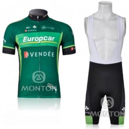 Europcar Pro Team Vendee Fietspakken Fietsshirt Korte+Korte koersbroeken Bib groen 141 Europcar Pro Team Vendee Fietspakken Fietsshirt Korte+Korte koersbroeken Bib groen 141