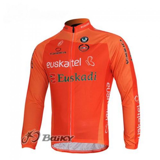 Euskaltel-Euskadi Pro Team Fietsshirt lange mouw roze 147 Euskaltel-Euskadi Pro Team Fietsshirt lange mouw roze 147