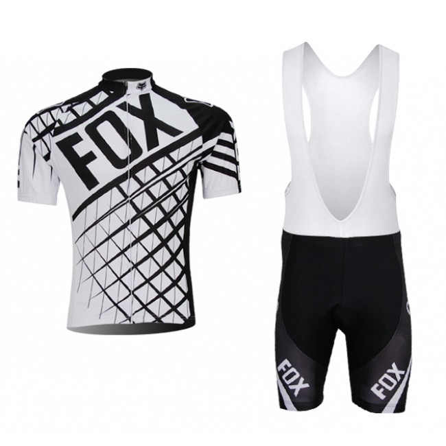 FOX 2014 Fietspakken Fietsshirt Korte+Korte koersbroeken Bib Grey 979 FOX 2014 Fietspakken Fietsshirt Korte+Korte koersbroeken Bib Grey 979