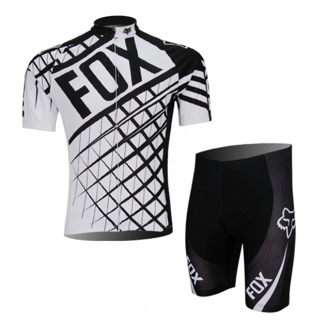 FOX 2014 Fietskleding Fietsshirt Korte Mouwen+Fietsbroek Korte zeem Grey 981 FOX 2014 Fietskleding Fietsshirt Korte Mouwen+Fietsbroek Korte zeem Grey 981