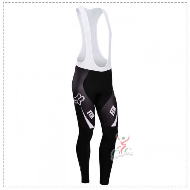 Fox 2014 Lange Fietsbroeken Bib Zwart Wit 1010 Fox 2014 Lange Fietsbroeken Bib Zwart Wit 1010