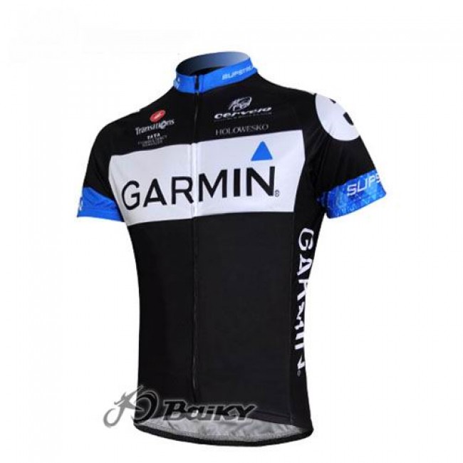 Garmin Barracuda Cervelo Pro Team Fietsshirt Korte mouw zwart wit 3894 Garmin Barracuda Cervelo Pro Team Fietsshirt Korte mouw zwart wit 3894