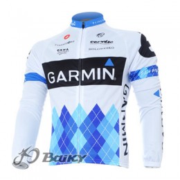 Garmin Barracuda Pro Team Fietsshirt lange mouw wit 4464 Garmin Barracuda Pro Team Fietsshirt lange mouw wit 4464