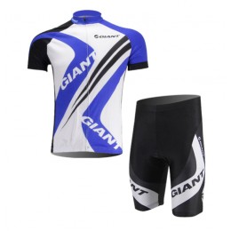 Giant 2014 Fietskleding Fietsshirt Korte Mouwen+Fietsbroek Korte zeem Blue wit 1022 Giant 2014 Fietskleding Fietsshirt Korte Mouwen+Fietsbroek Korte zeem Blue wit 1022