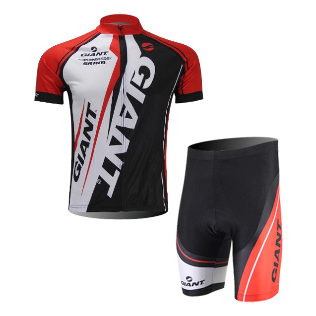 Giant 2014 Fietskleding Fietsshirt Korte Mouwen+Fietsbroek Korte zeem Red Black 1023 Giant 2014 Fietskleding Fietsshirt Korte Mouwen+Fietsbroek Korte zeem Red Black 1023