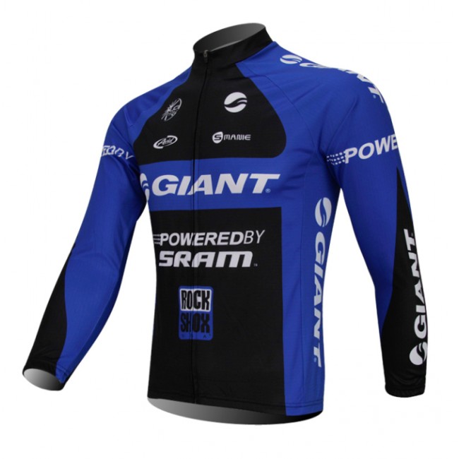 Giant Fietsshirt lange mouw Blue 1039 Giant Fietsshirt lange mouw Blue 1039