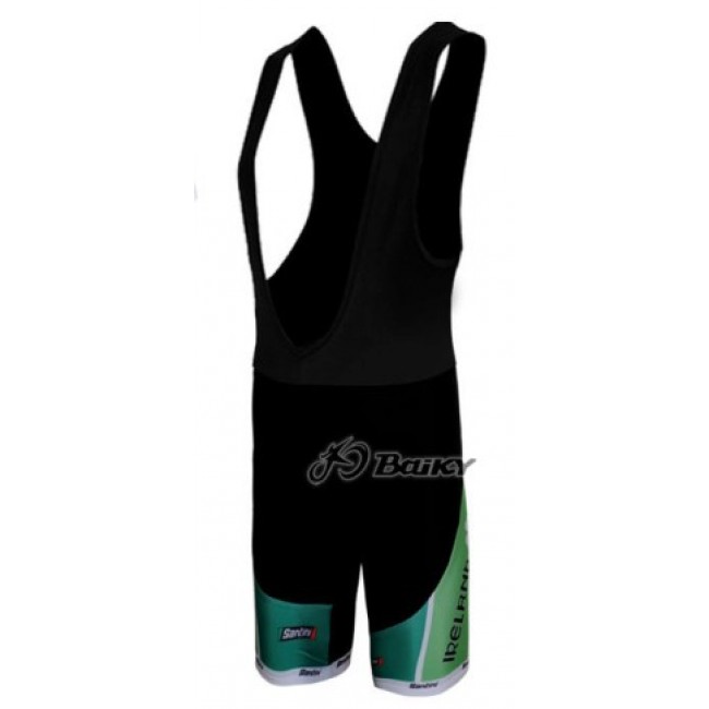 Ierland Pro Team Korte fietsbroeken Bib met zeem groen 256 Ierland Pro Team Korte fietsbroeken Bib met zeem groen 256