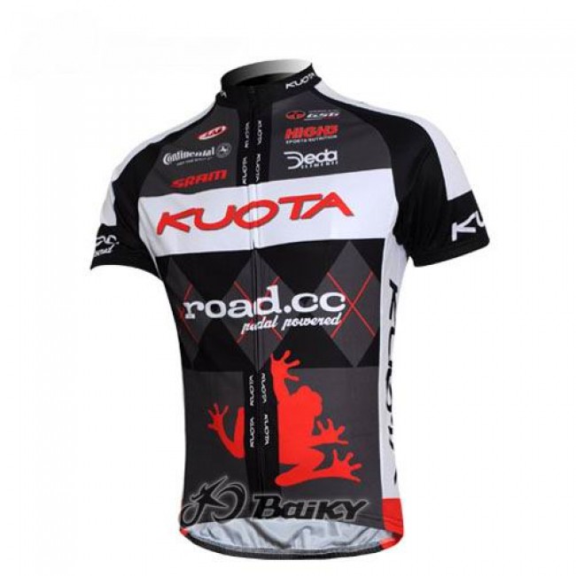 Kuota SRAM Road Pro Team Fietsshirt Korte mouw zwart wit 3909 Kuota SRAM Road Pro Team Fietsshirt Korte mouw zwart wit 3909