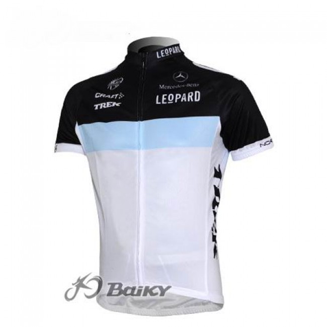 Leopard Trek Pro Team Fietsshirt Korte mouw zwart blauw wit 287 Leopard Trek Pro Team Fietsshirt Korte mouw zwart blauw wit 287