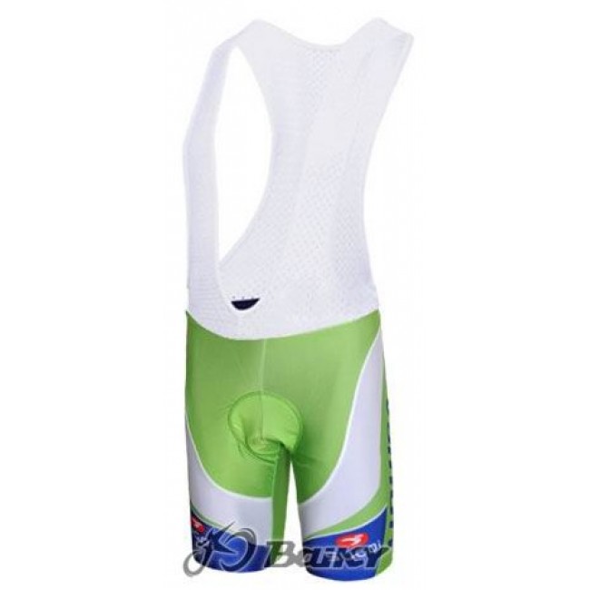 Liquigas Cannondale Pro Team Korte fietsbroeken Bib met zeem groen wit 303 Liquigas Cannondale Pro Team Korte fietsbroeken Bib met zeem groen wit 303