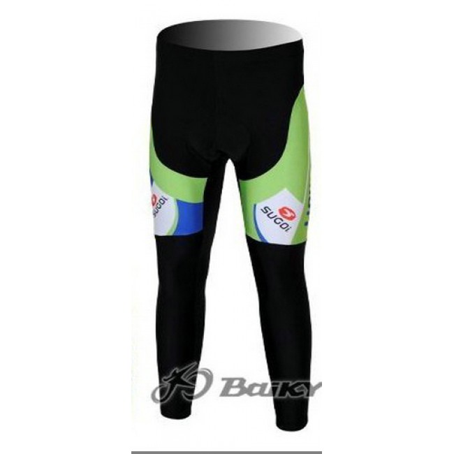 Liquigas Cannondale Pro Team lange fietsbroeken met zeem groen wit 309 Liquigas Cannondale Pro Team lange fietsbroeken met zeem groen wit 309