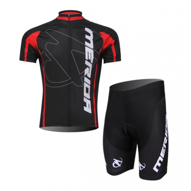 Merida 2014 Fietskleding Fietsshirt Korte Mouwen+Fietsbroek Korte zeem Black Red wit 1107 Merida 2014 Fietskleding Fietsshirt Korte Mouwen+Fietsbroek Korte zeem Black Red wit 1107