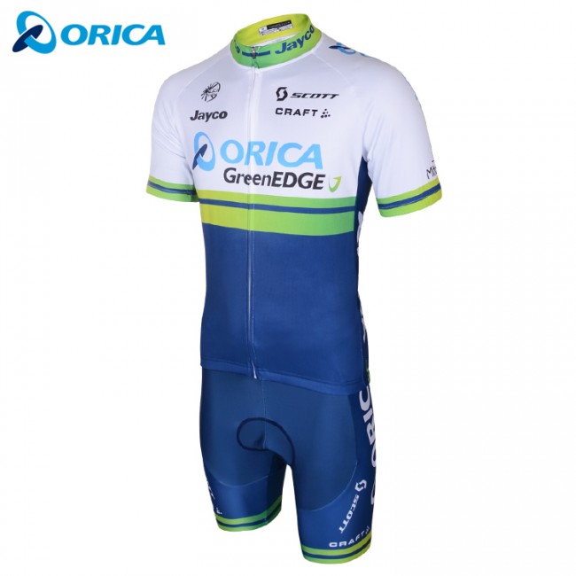 Orica groenEDGE 2014 Fietskleding Fietsshirt Korte Mouwen+Fietsbroek Korte zeem 1160 Orica groenEDGE 2014 Fietskleding Fietsshirt Korte Mouwen+Fietsbroek Korte zeem 1160