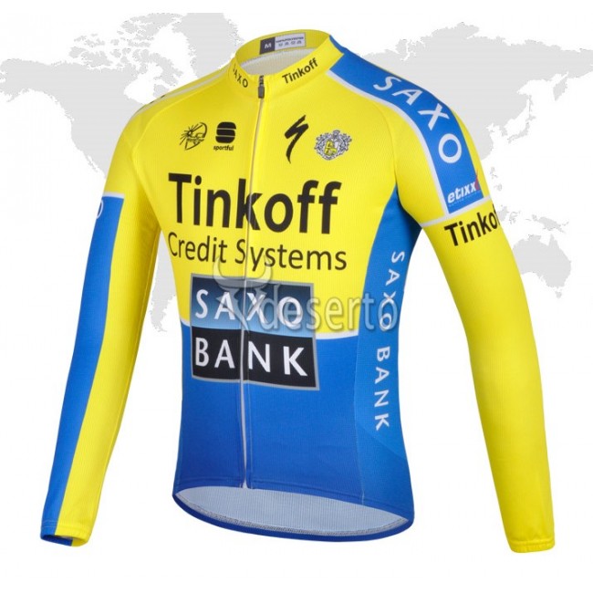 Saxo Bank Tinkoff 2014 Fietsshirt lange mouw 1316 Saxo Bank Tinkoff 2014 Fietsshirt lange mouw 1316