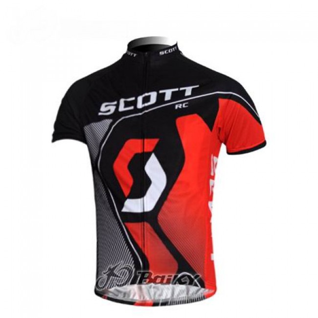 Scott Racing Team Fietsshirt Korte mouw zwart rood 527 Scott Racing Team Fietsshirt Korte mouw zwart rood 527