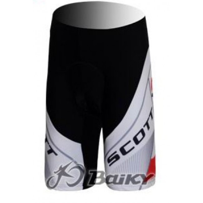 Scott Racing Team Korte fietsbroeken met zeem wit rood 4672 Scott Racing Team Korte fietsbroeken met zeem wit rood 4672