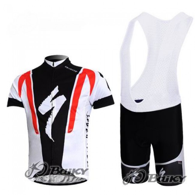 Specialized Pro Team S-Works Fietspakken Fietsshirt Korte+Korte koersbroeken Bib wit zwart rood 4320 Specialized Pro Team S-Works Fietspakken Fietsshirt Korte+Korte koersbroeken Bib wit zwart rood 4320