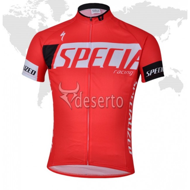 Specialized Racing Fietsshirt Korte mouw rood 3951 Specialized Racing Fietsshirt Korte mouw rood 3951