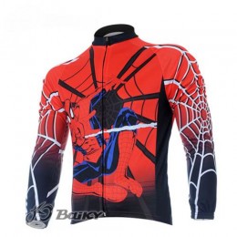 Spiderman Fietsshirt lange mouw rood 4511 Spiderman Fietsshirt lange mouw rood 4511