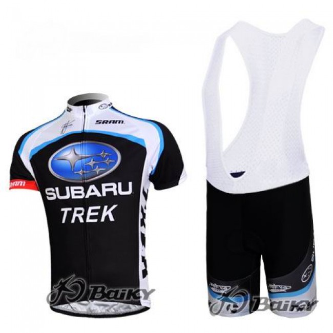 Subaru Trek Pro Team Fietspakken Fietsshirt Korte+Korte koersbroeken Bib zwart 580 Subaru Trek Pro Team Fietspakken Fietsshirt Korte+Korte koersbroeken Bib zwart 580