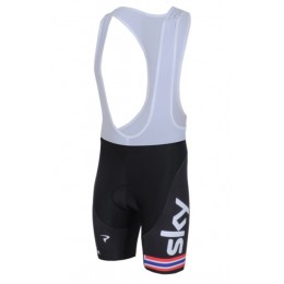 2013 Team Sky Noors kampioen Korte fietsbroeken Bib met zeem zwart rood 4798