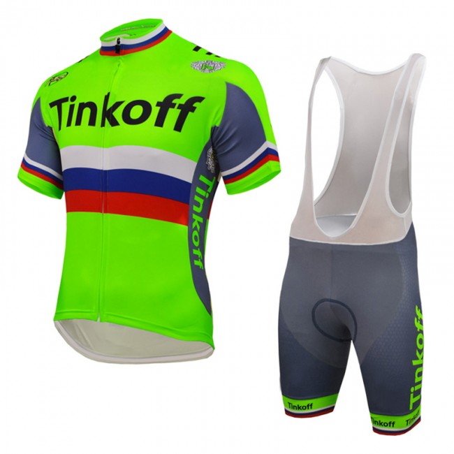 2016 Tinkoff Saxo Bank Fietskleding Fietsshirt Korte Groen+Korte fietsbroeken Bib 20160111 2016 Tinkoff Saxo Bank Fietskleding Fietsshirt Korte Groen+Korte fietsbroeken Bib 20160111
